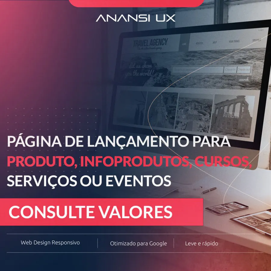 Imagem representativa: Desenvolvimento de landing page de alta conversão